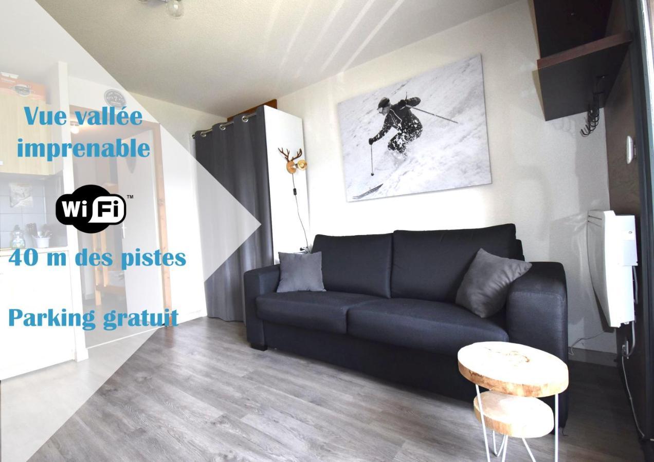 Au Pied Des Pistes B31, Chaleureux Studio 4 Pers, Vue Sur La Vallee Imprenable Avec Wifi, Draps Non Compris Saint-Jean-d'Aulps Luaran gambar